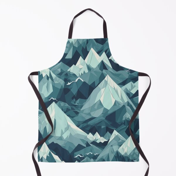 Aperçu de l'œuvre Icy Mountain Pattern: Majestic and Serene Winter Design créée et vendue par QualityQuest.