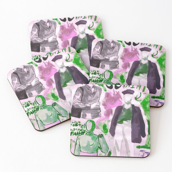 Item preview, Painted Mannequins - Green & Pink  designed and sold by CherryCatDraws.