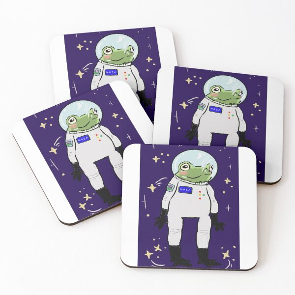 Item preview, Astronaut frog designed and sold by August Doodles.