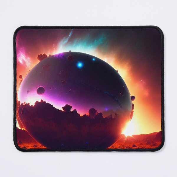 Item preview, Exoplanet Gliese 581O sureal, fictional, colorful. designed and sold by ArtCreator2023.
