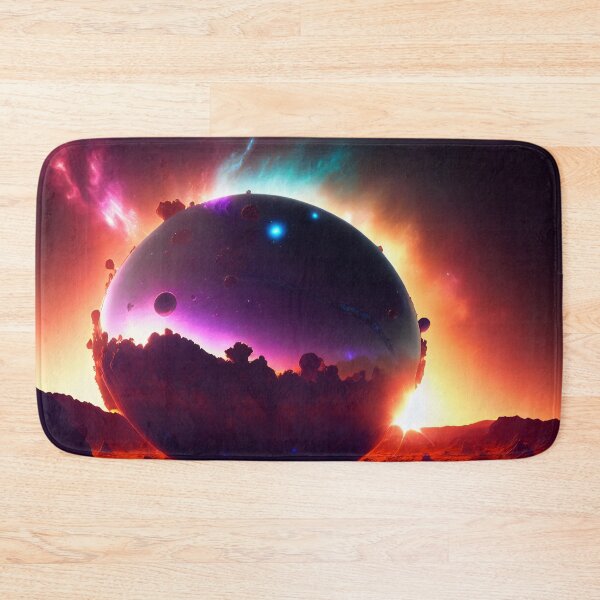 Item preview, Exoplanet Gliese 581O sureal, fictional, colorful. designed and sold by ArtCreator2023.