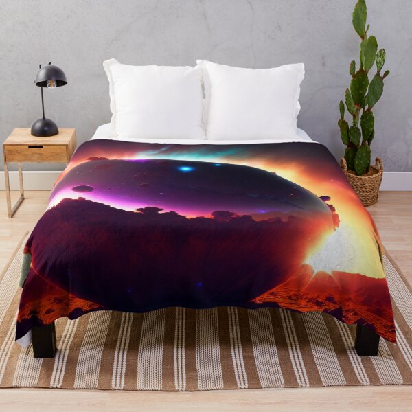 Item preview, Exoplanet Gliese 581O sureal, fictional, colorful. designed and sold by ArtCreator2023.