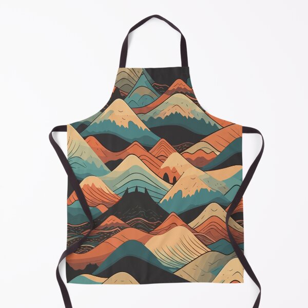 Item preview, Retro Mountain Pattern: Nostalgic and Adventurous Design designed and sold by QualityQuest.