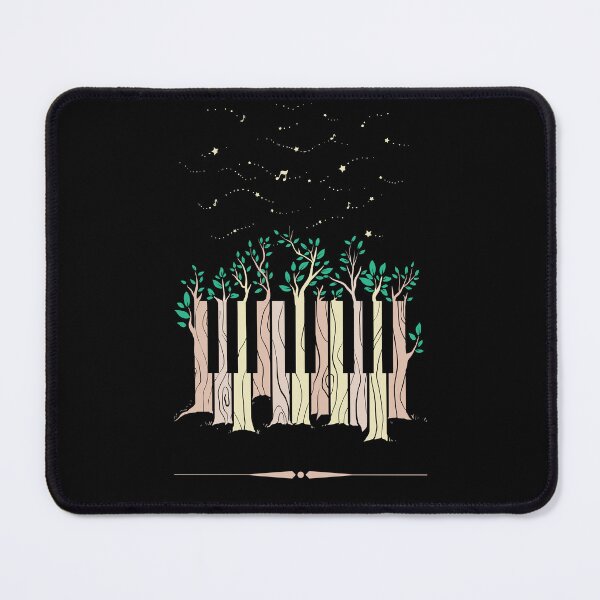 Item preview, Piano trees nature retro designed and sold by LaakiiArt.