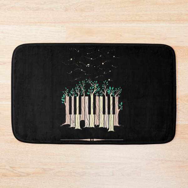 Item preview, Piano trees nature retro designed and sold by LaakiiArt.