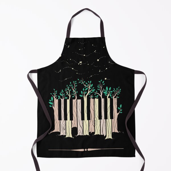 Item preview, Piano trees nature retro designed and sold by LaakiiArt.