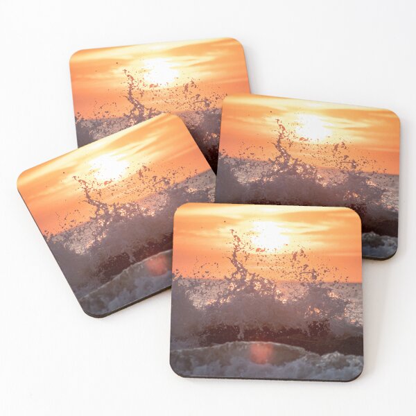 Item preview, Waves during Sunrise designed and sold by GEM-Photo.