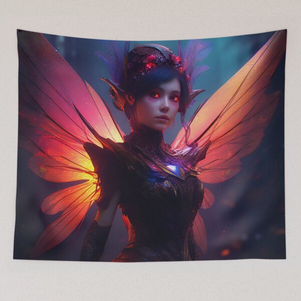 Item preview, Dark Fairy designed and sold by Red Witch Art.