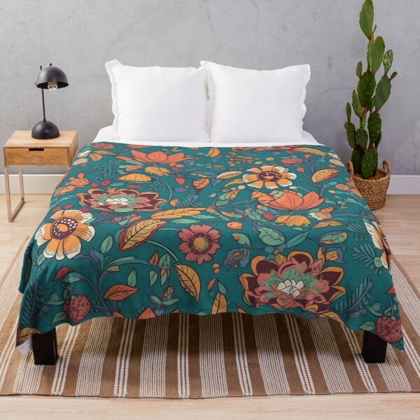 Item preview, Lively Colored Playful Flowers Floral Patterns designed and sold by Wonder Of Light.