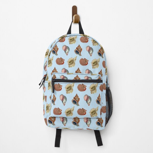Item preview, Vintage Seashell Pattern on Light Blue designed and sold by Melissa Mielke.