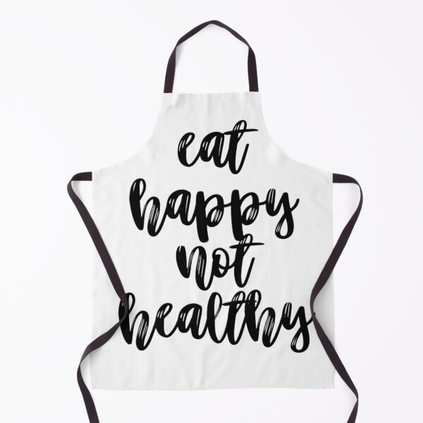 Item preview, Eat Happy Not Healthy | Handwriting designed and sold by FridayArtStudio.