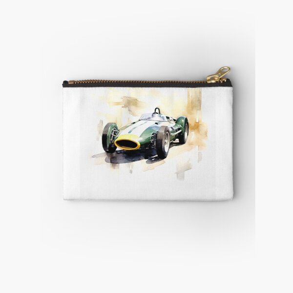 Item preview, Stuart Lewis-Evans Vintage 1957 Vanwall VW5 F1 Watercolour Painting Print   designed and sold by PicTechNowArt.