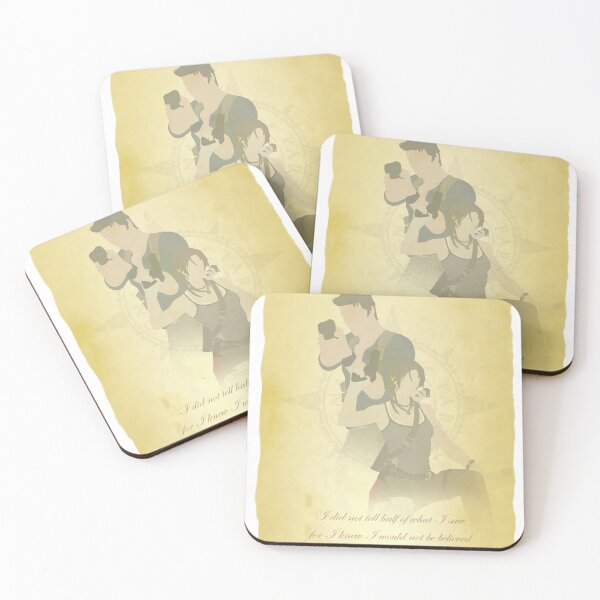 Item preview, Nathan Drake & Lara Croft designed and sold by SlothSketches.