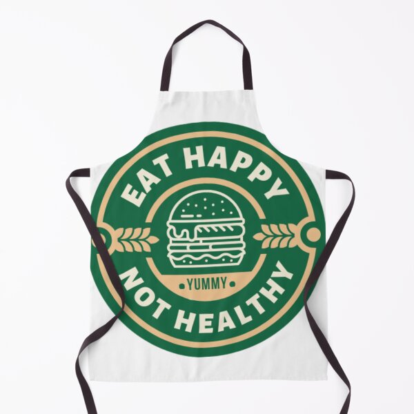 Item preview, Eat Happy Not Healthy Burgers designed and sold by FridayArtStudio.