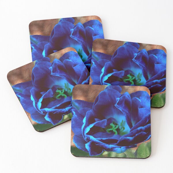 Item preview, Beautiful Deep Blue Tulip  designed and sold by BostonArcImage.