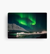 Lienzo Auroras boreales