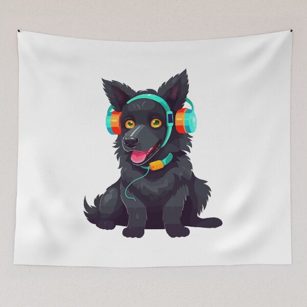 Item preview, Music-Loving Dog Fashion designed and sold by Artwyz.