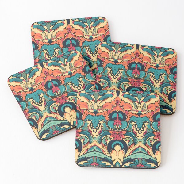 Item preview, Lively Colored Playful Flowers Floral Patterns designed and sold by Wonder Of Light.