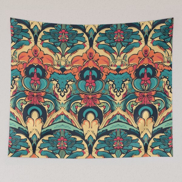 Item preview, Lively Colored Playful Flowers Floral Patterns designed and sold by Wonder Of Light.