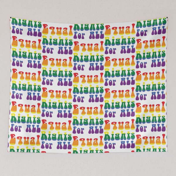 Item preview, Equal Rights for ALL Pride Rainbow designed and sold by Chele Martines.