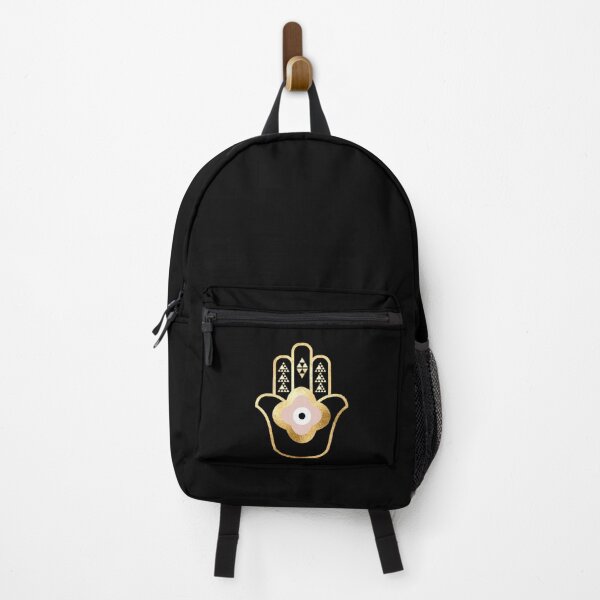 Item preview, Evil Eye Hamsa Hand blush pink gold foil designed and sold by sofiahawk.