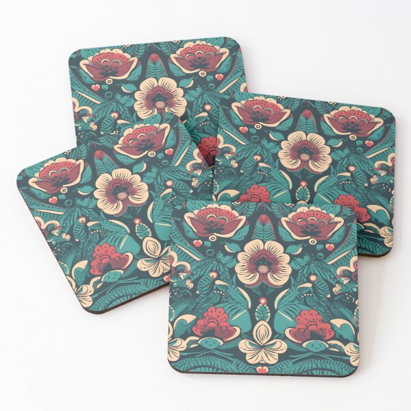 Item preview, Lively Colored Playful Flowers Floral Patterns designed and sold by Wonder Of Light.