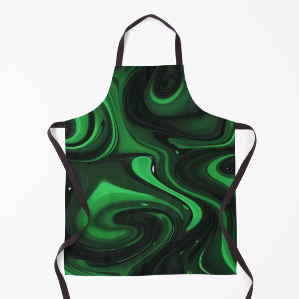 Item preview, Dark Green liquid abstract art pattern designed and sold by imagenia.