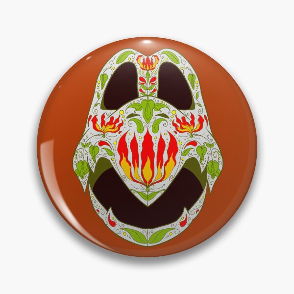 Item preview, Dry Bones Sugar Skull Flame Lily - Sugar Skulls designed and sold by DTSuccubus.