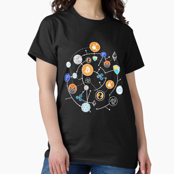 Artikel-Vorschau von Cryptocurrency T-Shirt. Ethereum, Bitcoin, Litecoin, T-Shirt, designt und verkauft von flexify.