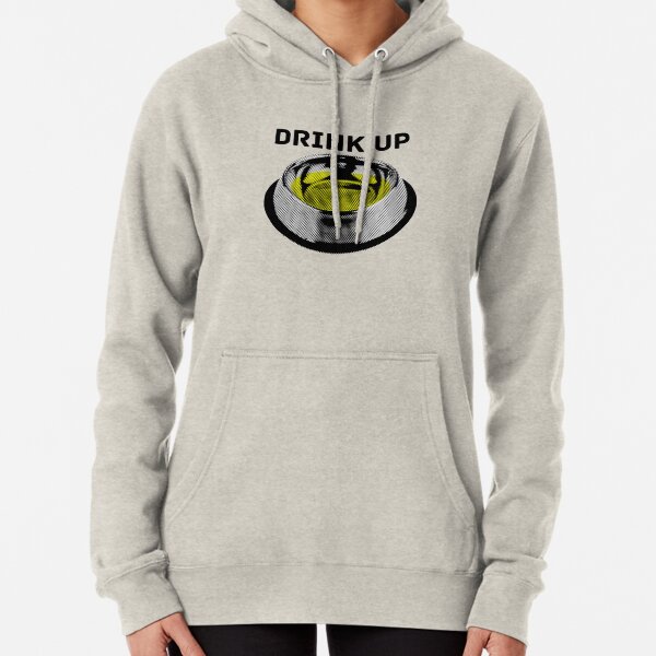 Drink Up - Gelber Hund BOwl Hoodie