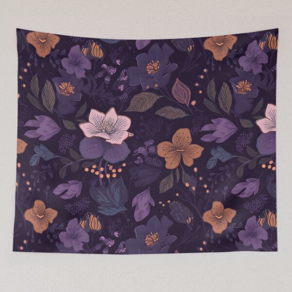 Item preview, Lively Colored Playful Flowers Floral Patterns designed and sold by Wonder Of Light.