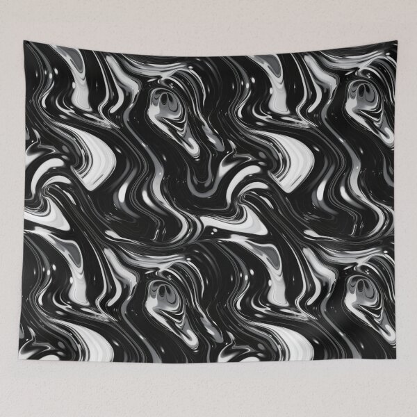 Item preview, Black marble seamless pattern designed and sold by imagenia.