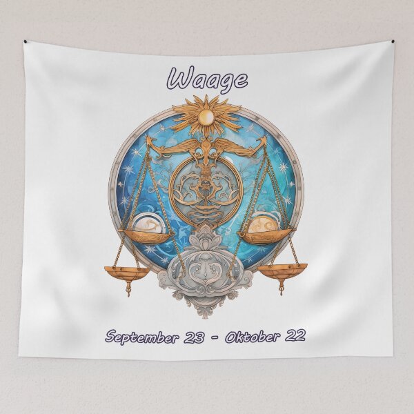 Artikelvorschau, abstract fantasy zodiac sign libra waage entworfen und verkauft von Picture-Art.
