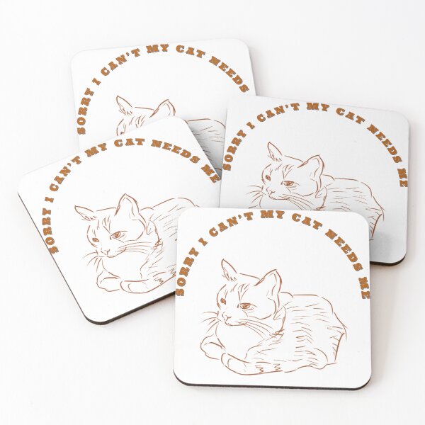 Item preview, Sorry I cant my cat needs me designed and sold by horvath019.