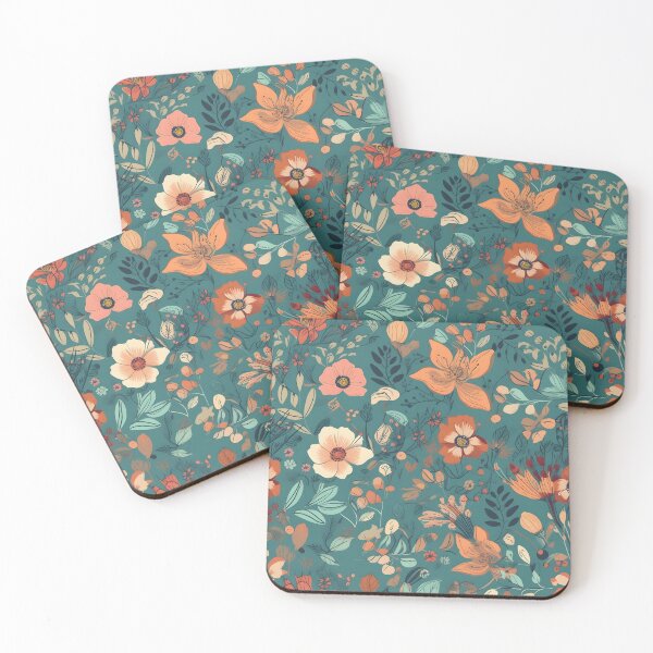 Item preview, Lively Colored Playful Flowers Floral Patterns designed and sold by Wonder Of Light.