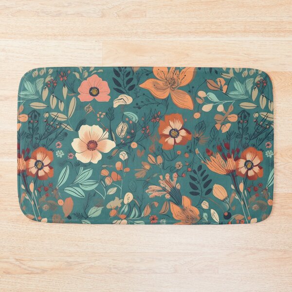 Item preview, Lively Colored Playful Flowers Floral Patterns designed and sold by Wonder Of Light.
