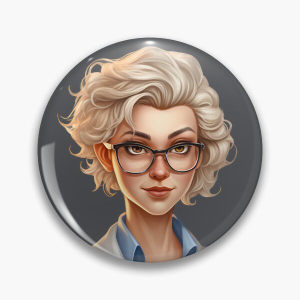 Item preview, Cartoon Style Portrait - Woman Doctor/Scientist/Lab Worker designed and sold by Radibor78.