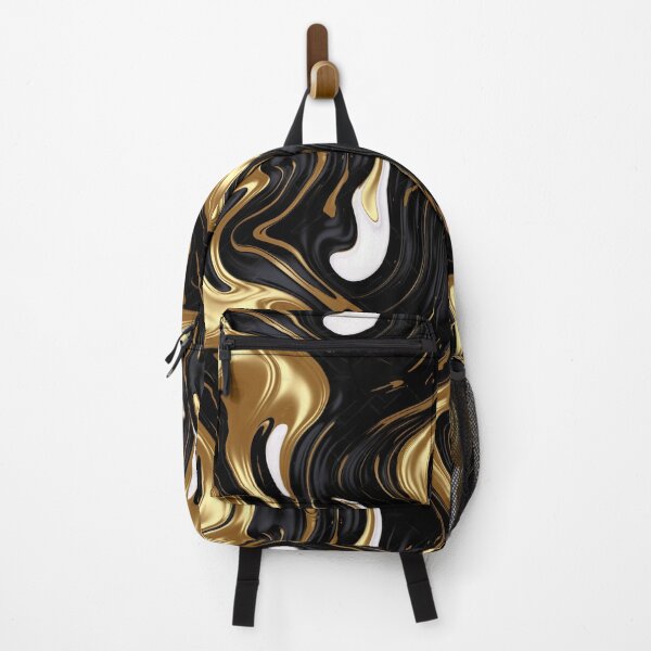 Item preview, Black and gold marble seamless pattern designed and sold by imagenia.