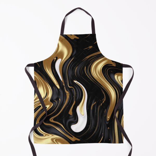 Item preview, Black and gold marble seamless pattern designed and sold by imagenia.