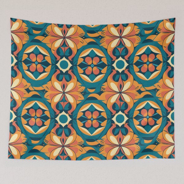 Item preview, Lively Colored Playful Flowers Floral Patterns designed and sold by Wonder Of Light.