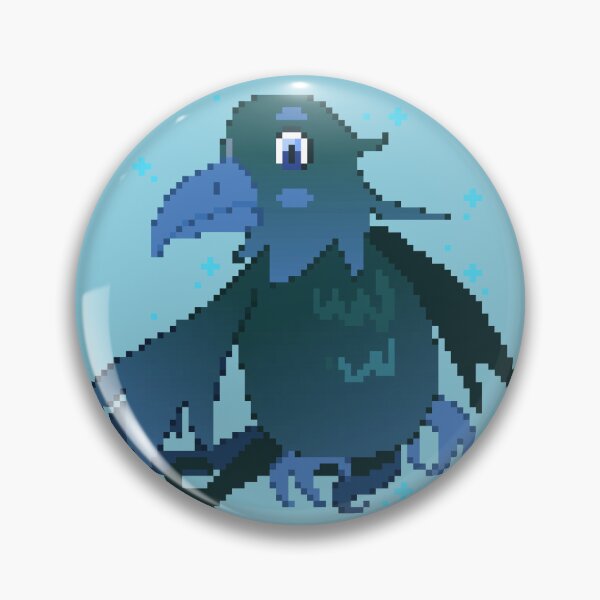 Item preview, Icy Plump Raven Pixel Art designed and sold by Kaiko-Roku.