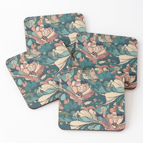 Item preview, Lively Colored Playful Flowers Floral Patterns designed and sold by Wonder Of Light.
