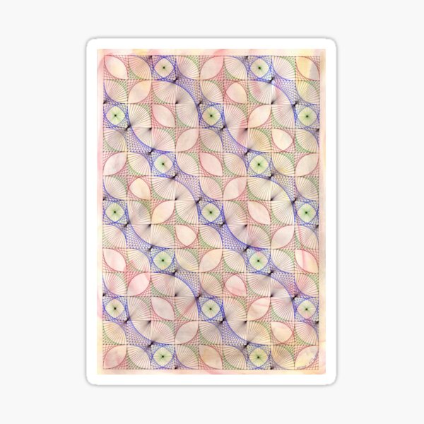 Parrallel-A-Square Sticker