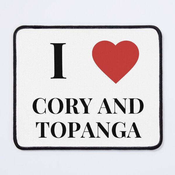 Item preview, I love cory and topanga boy meets world design designed and sold by laraloosbergh.