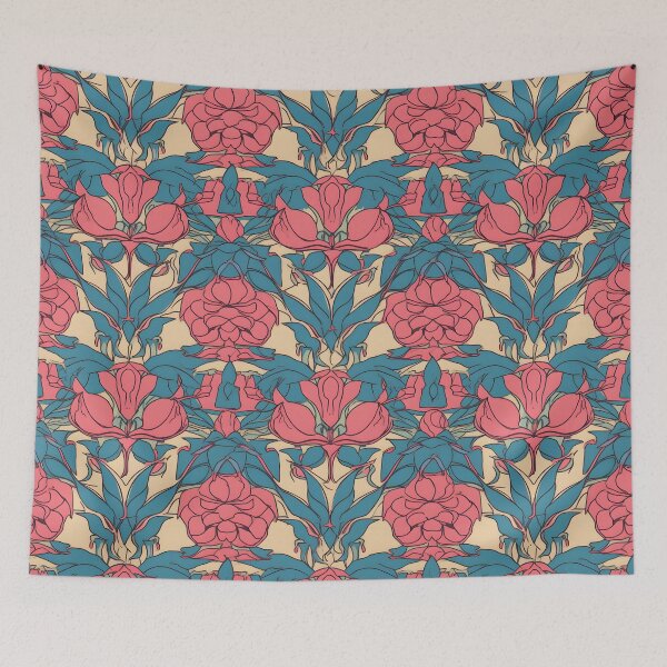 Item preview, Lively Colored Playful Flowers Floral Patterns designed and sold by Wonder Of Light.
