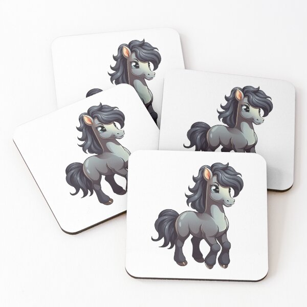 Item preview, cute kawaii chibi horse designed and sold by LabelLover.