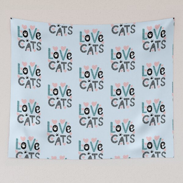 Item preview, I love cats  designed and sold by sochadesigner.