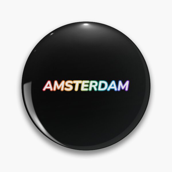 Item preview, GAY AMSTERDAM rainbow colors gay pride designed and sold by Inspirationmotivation.