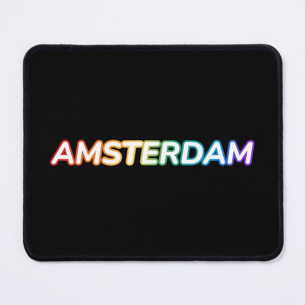 Item preview, GAY AMSTERDAM rainbow colors gay pride designed and sold by Inspirationmotivation.