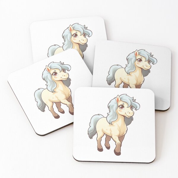 Item preview, cute kawaii chibi horse designed and sold by LabelLover.